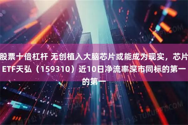 股票十倍杠杆 无创植入大脑芯片或能成为现实，芯片ETF天弘（159310）近10日净流率深市同标的第一